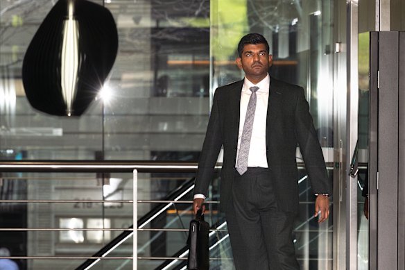 Sharangan Maheswaran continued his evidence at the ICAC on Wednesday.