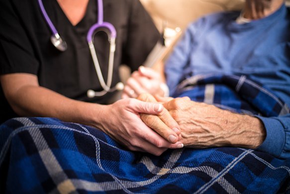 The nurse was working on a geriatric medical ward at the time.