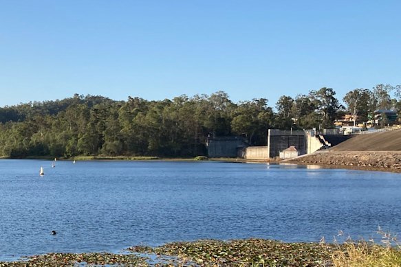 The teens were part of a group near the dam wall.