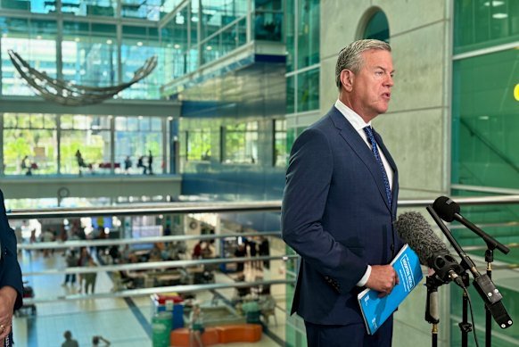 Health Minister Tim Nicholls.