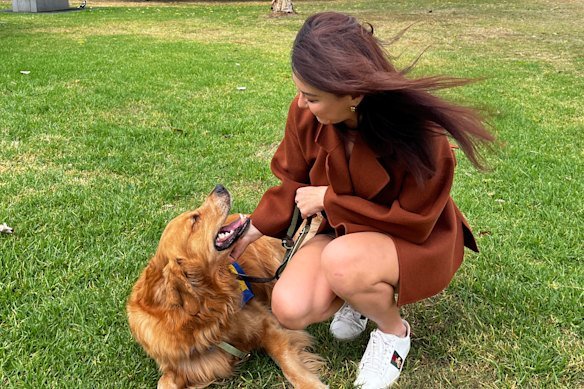 Angel Oliver describes Bentley as her ‘soul dog’.