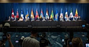 Canada’s premiers tight-lipped on constitutional changes in Alberta referendum