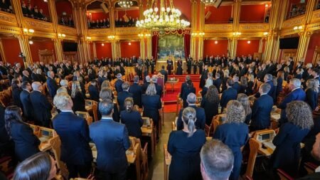 Norway’s King Haakon VIII swears oath of allegiance to constitution Norway’s King Haakon VIII swears oath of allegiance to constitution