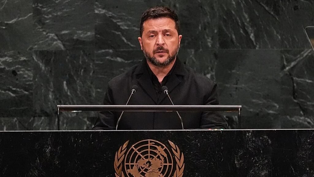 Zelenskyy calls for continued pressure on Russia at UNGA