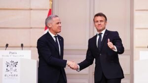 Macron touts relationship with Canada in Saint Pierre and Miquelon