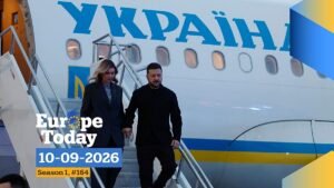 Live – Drone nearly hits Zelensky’s plane as Riga debates Russia threat