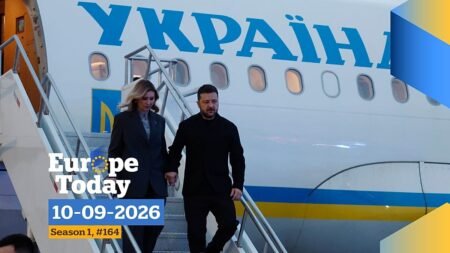Live – Drone nearly hits Zelensky’s plane as Riga debates Russia threat