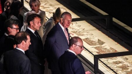Macron, King Charles hail UK-France ties at Bayeux Tapestry exhibit Macron, King Charles hail UK-France ties at Bayeux Tapestry exhibit