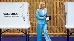 Sweden’s centre-left holds one-seat lead in early results