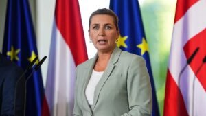 Danish PM condemns Russian flare attack on helicopter as ‘reckless’ Danish PM condemns Russian flare attack on helicopter as ‘reckless’