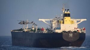 Suspected Russian shadow fleet oil tanker boarded by EU forces
