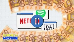 Which EU countries have the most paid online subscriptions?