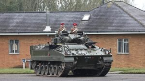 Major fire breaks out at British army barracks