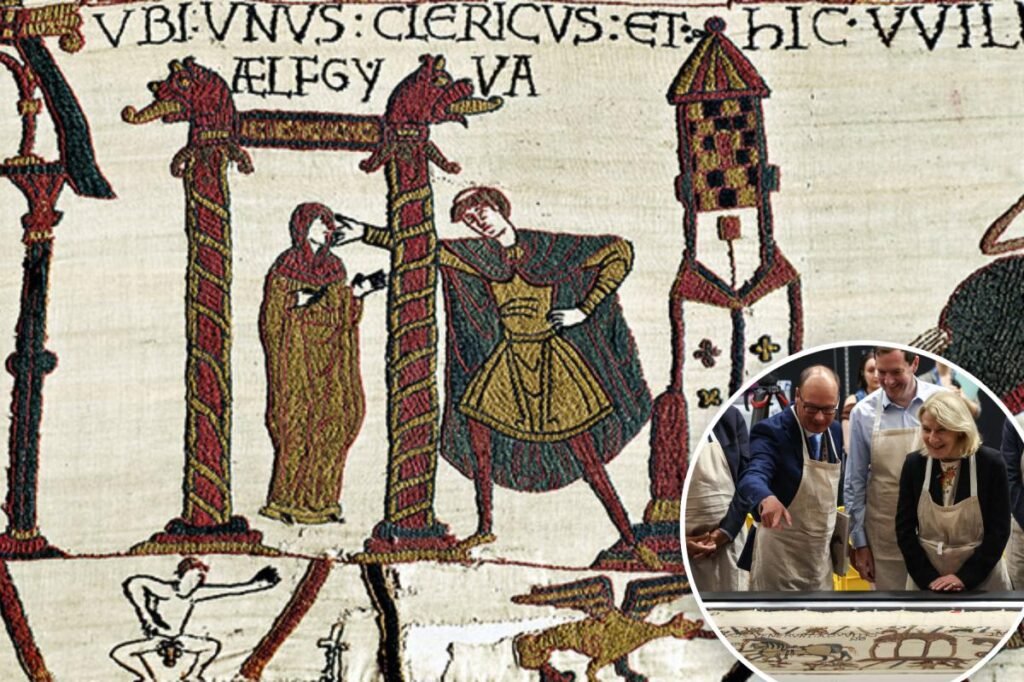 Medieval tapestry featuring countless penises hides a sex scandal that could rewrite European history