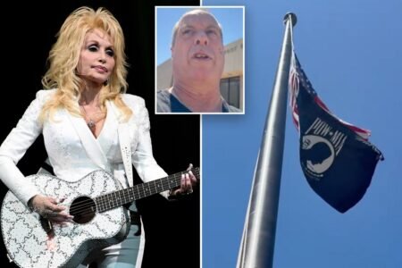 Texas preacher protests lowering American flag at post office for Dolly Parton — as he defies Trump’s order Texas preacher protests lowering American flag at post office for Dolly Parton — as he defies Trump’s order