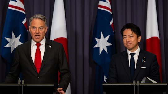 Defence Minister Richard Marles hosted his Japanese counterpart, Koizumi Shinjiro in Canberra. 