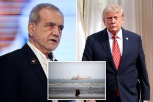 Iranian president says country ‘won’t surrender’ as he accuses US of targeting civilians