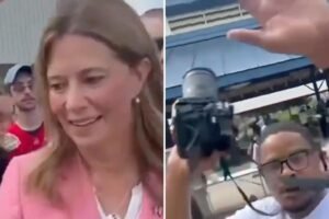 Ohio Dem Amy Acton’s handlers lash out when cameraman confronts her about debate: ‘No pictures’ Ohio Dem Amy Acton’s handlers lash out when cameraman confronts her about debate: ‘No pictures’