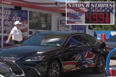 Patriotic LA gas station draws lines with stunning fuel price chop