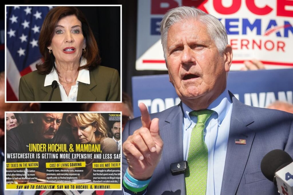 GOP gov candidate Bruce Blakeman ties Hochul to Mamdani in mailers targeting voters outside NYC: ‘Say no to socialism’ GOP gov candidate Bruce Blakeman ties Hochul to Mamdani in mailers targeting voters outside NYC: ‘Say no to socialism’