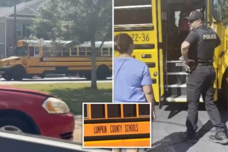 Georgia parents face charges for storming school bus after claiming driver locked kids inside without AC Georgia parents face charges for storming school bus after claiming driver locked kids inside without AC