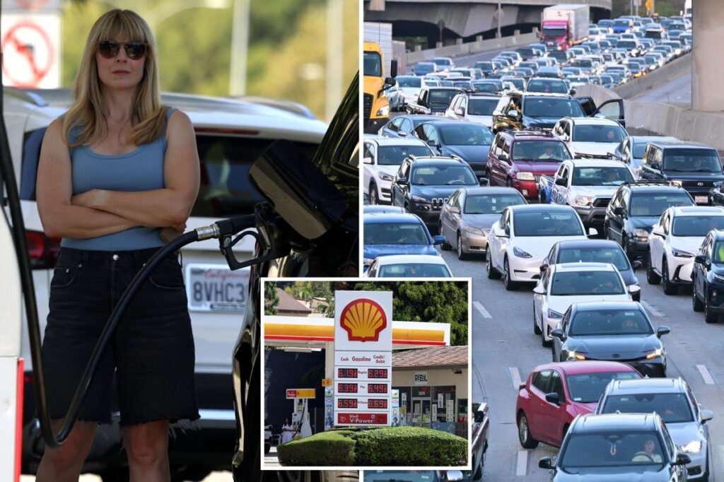 Depressing new map shows how far of gas gets you in LA after price hikes Depressing new map shows how far of gas gets you in LA after price hikes