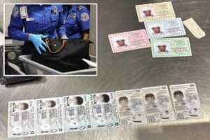 LaGuardia Airport’s TSA X-ray reveals shocking illegal stash concealed beside passenger’s Xbox