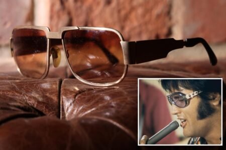 Elvis’s iconic sunglasses hitting auction block — and could sell for over K
