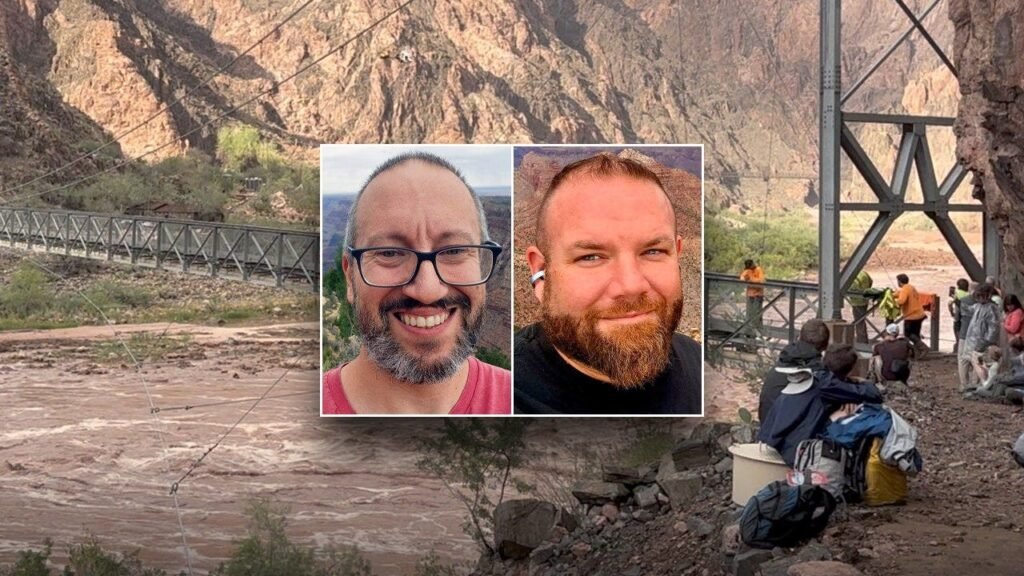 2 Grand Canyon flooding victims photographed on hiking trip in days before deaths 2 Grand Canyon flooding victims photographed on hiking trip in days before deaths
