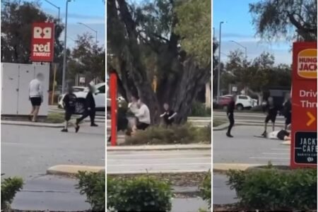Man attacked, knocked unconscious by teens outside Perth fast food chain