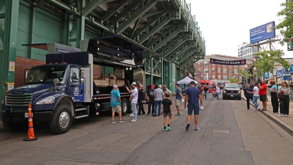 Steel Across America tour lands at Fenway Park ahead of 25th anniversary of 9/11 Steel Across America tour lands at Fenway Park ahead of 25th anniversary of 9/11