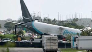 Amazon responds after cargo plane crash kills 5 at Miami airport