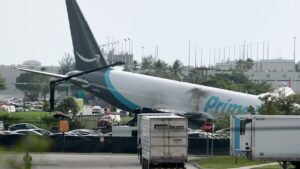 Data shows Amazon jet’s key braking systems did not deploy during deadly Miami crash: NTSB