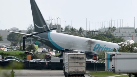 Data shows Amazon jet’s key braking systems did not deploy during deadly Miami crash: NTSB