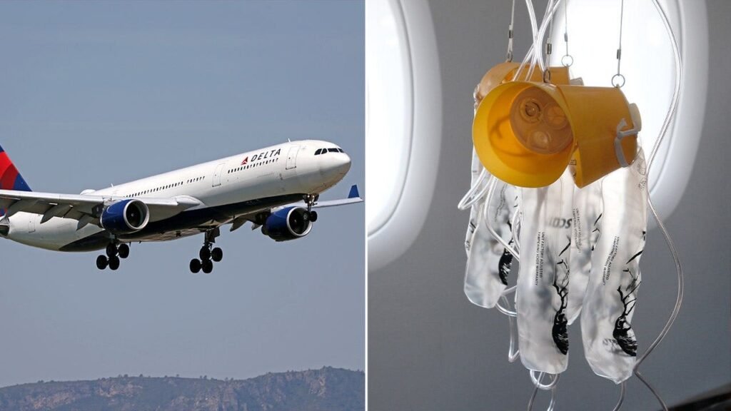 Jet plunges 27,000 feet in 10 minutes as oxygen masks suddenly drop aboard flight Jet plunges 27,000 feet in 10 minutes as oxygen masks suddenly drop aboard flight