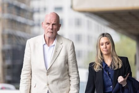 SMH journalist Peter FitzSimons gives evidence; former 2GB broadcaster’s indecent assault, sexual touching trial continues