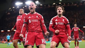 Mac Allister Scores Long-Range Screamer To Give Liverpool Win vs. Atletico Madrid Mac Allister Scores Long-Range Screamer To Give Liverpool Win vs. Atletico Madrid