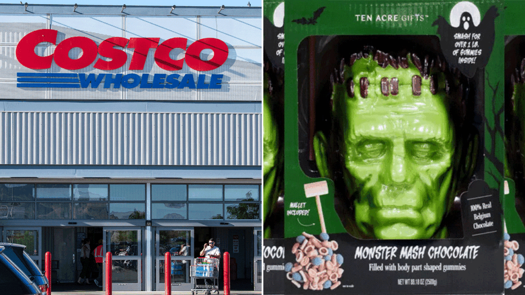 Costco’s 5.5-pound, chocolate Frankenstein head filled with gummy candy arrives for Halloween Costco’s 5.5-pound, chocolate Frankenstein head filled with gummy candy arrives for Halloween