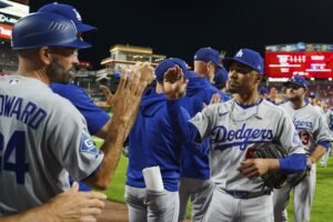 Dodgers Take Step Toward World Series Three-Peat, Clinch 14th Straight Playoff Spot Dodgers Take Step Toward World Series Three-Peat, Clinch 14th Straight Playoff Spot