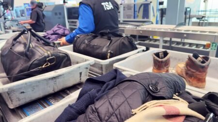Airport X-ray shows terrifying object taped in carry-on to skip checked baggage fee