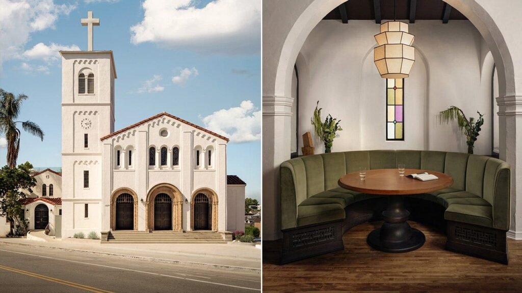 See inside the abandoned 95-year-old LA church that just became a luxury hotel See inside the abandoned 95-year-old LA church that just became a luxury hotel
