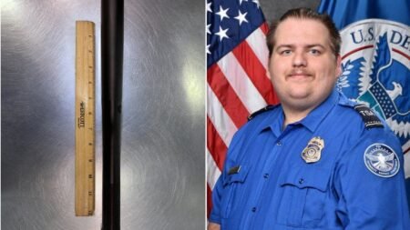 Frightening object caught by TSA inside passenger’s baseball bat-shaped flashlight Frightening object caught by TSA inside passenger’s baseball bat-shaped flashlight