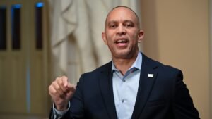 Jeffries lashes out after House Dem bolsters Republican candidate on leader’s home turf Jeffries lashes out after House Dem bolsters Republican candidate on leader’s home turf