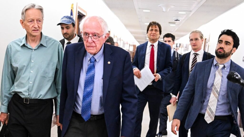 Employees at AI companies back Bernie Sanders bill cracking down on development Employees at AI companies back Bernie Sanders bill cracking down on development