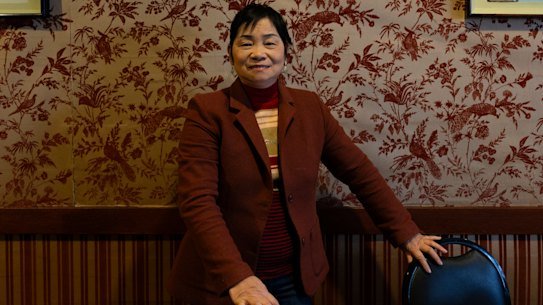 Betty Wu in her Chinese restaurant in West Wyalong.