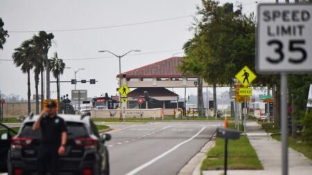 Civilian detained after ‘violently engaging’ security personnel at Florida Air Force base: report