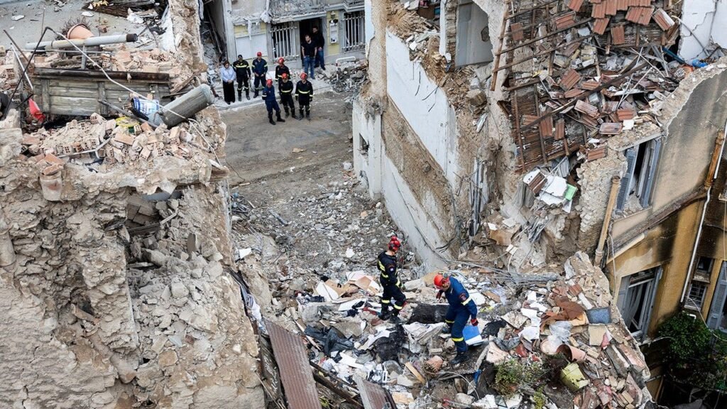 Four American tourists among 6 killed after explosion levels building near Athens’ Acropolis