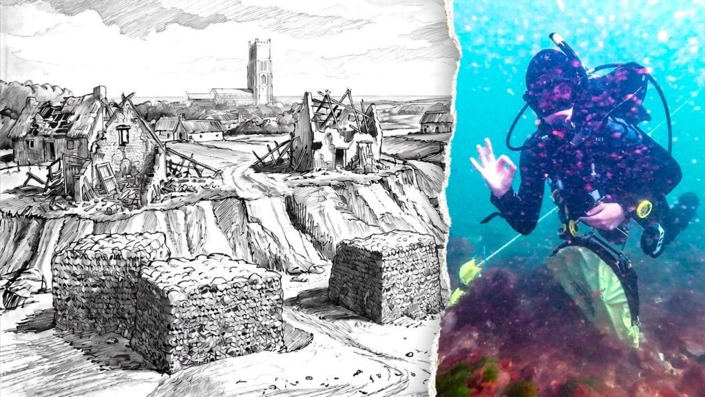First-ever images reveal mysterious remains of town swallowed by sea 700 years ago