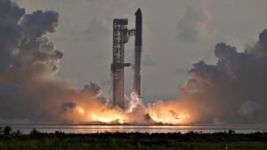 SpaceX launches Starship on 10-hour test flight, aiming to orbit Earth 6 times