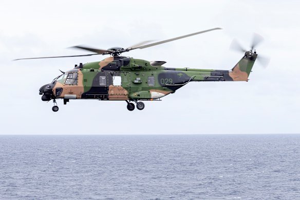 An MRH-90 Taipan helicopter.